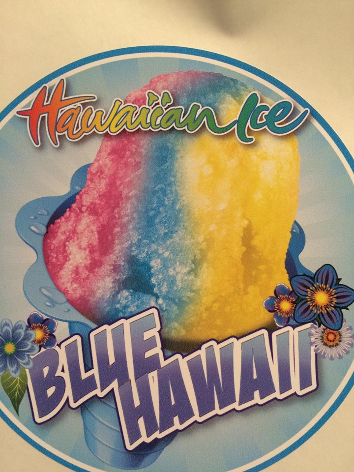 Hawaiian Ice Blue Hawaii