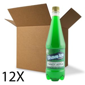 Case of Tangy Apple Shave Ice/Snow Cone Syrup