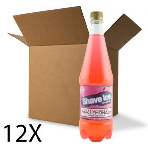 Case of Pink Lemonade Shave Ice/Snow Cone Syrup